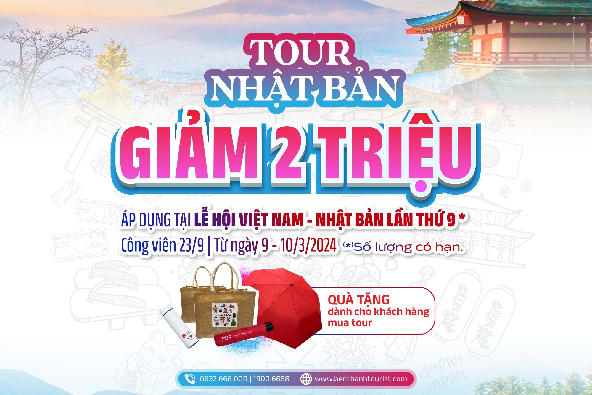 BenThanh Tourist khuyến mãi đặc biệt tại Lễ hội Việt - Nhật 2024